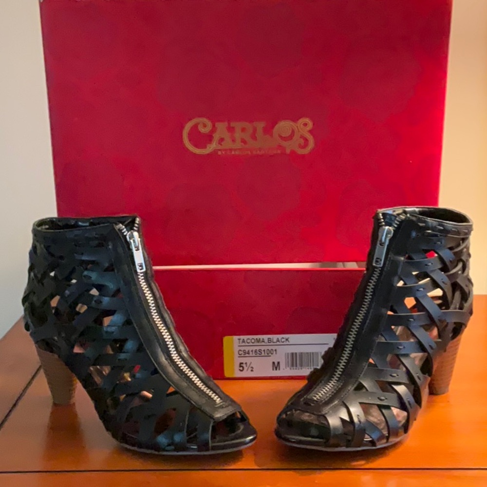 Carlos by Carlos Santana Tacoma 5 1/2 booties black